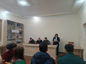 ЖИНОЯТЧИЛИК СОНИ ОШГАН МАҲАЛЛАЛАР ФАОЛЛАРИ БИЛАН УЧРАШУВ ЎТКАЗИЛДИ